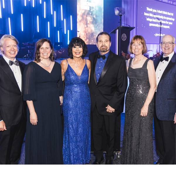 President Mantella, John and Nancy Kennedy, and Christina and Andy Keller